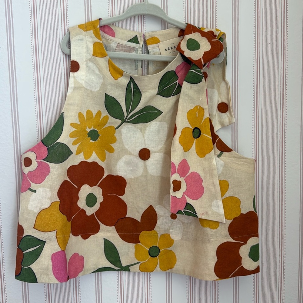 Sezane Floral Blouse - Multicolor